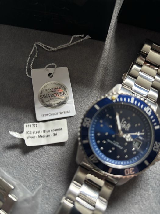 Zegarek damski Ice watch Cosmos Blue Swarovski