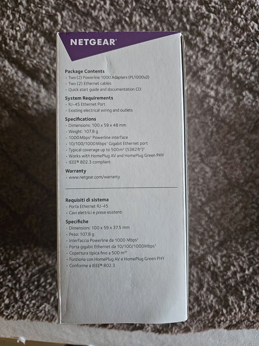Powerline 1000 Netgear nova