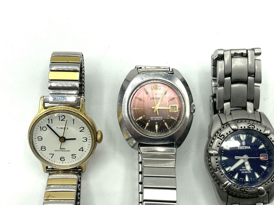 Relogios pulso antigos, festinha, orient, timex