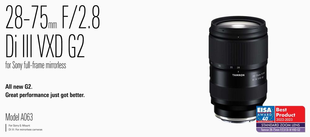 Tamron 17-28/17-50/17-70/28-75mm f2.8 Di III RXD G2. Гар.12міс.