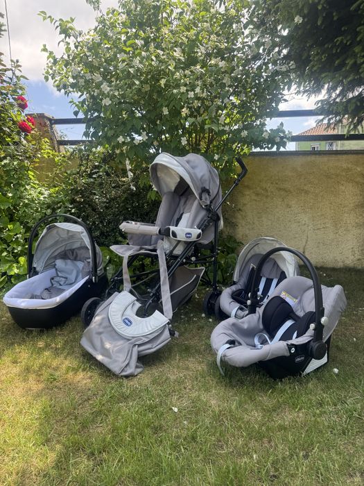 Conjunto carrinho bebé Chico