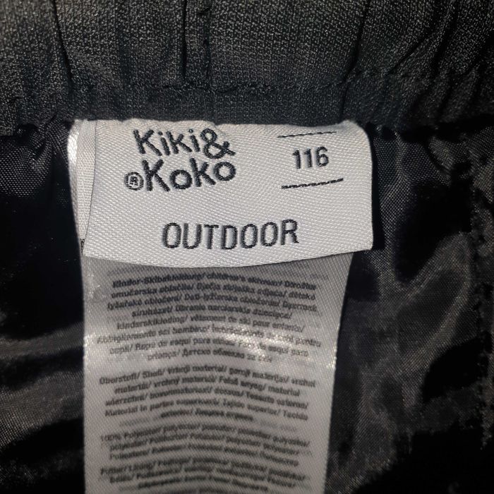 Spodnie snowboard czarne Kiki & Koko rozm.116 outdoor