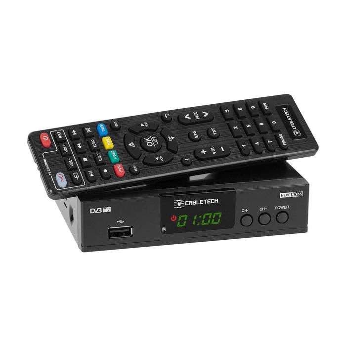 Tuner dekoder do telewizji naziemnej DVB-T2 H.265 HEVC Cabletech