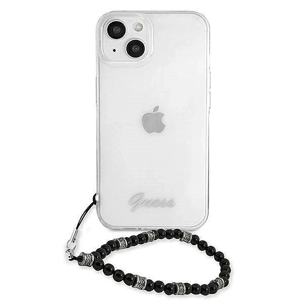 Etui Guess Black Pearl na iPhone 13 mini - przezroczyste