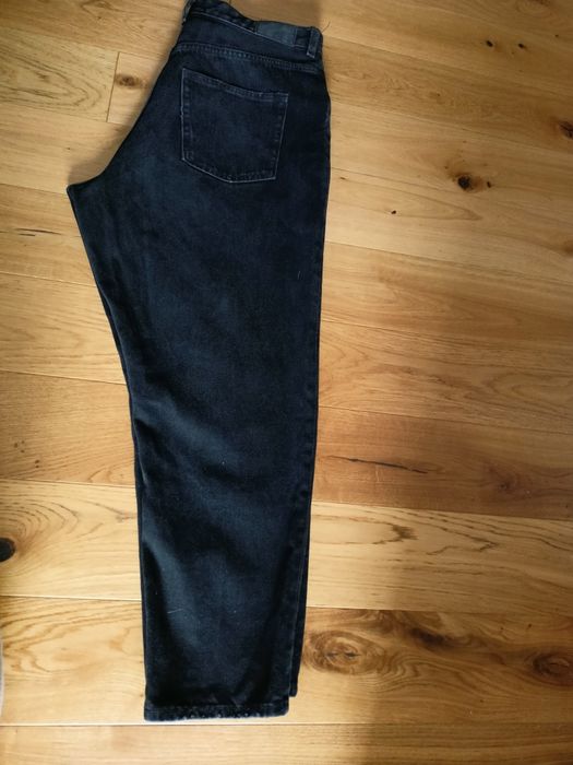 Spodnie jeansowe Monki high waist Ballon Leg