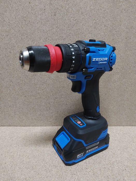 Акумуляторний безщітковий шуруповерт ударний 55Нм Zegor CDAX-21BLHQ
