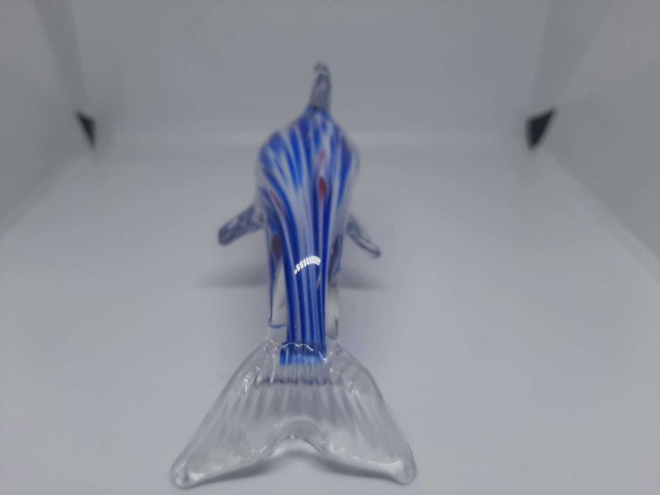 Szkło dekoracyjne delfin w stylu murano