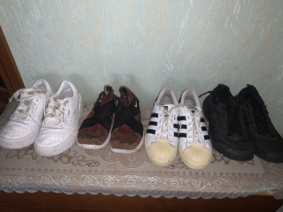 Кроссовки   кожаные Nike 22,5 см