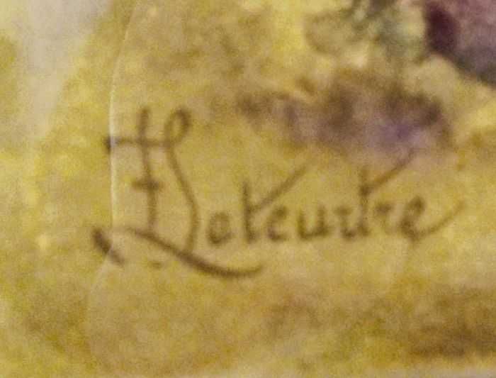 Pintura original de Leteurtre - Séc XIX