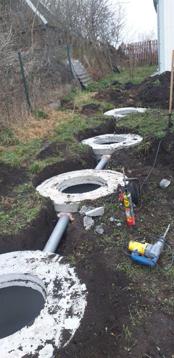 Кольца для септика. Бетоный гидросептик.Канализационые кольца.2м30мм