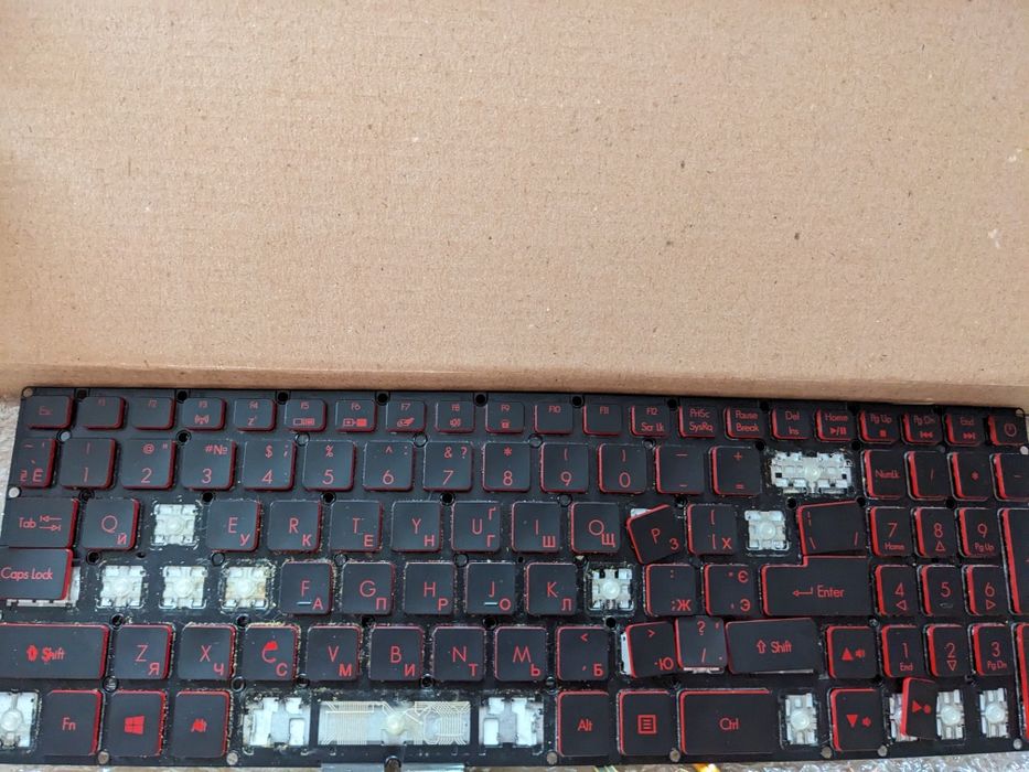 Клавіатура клавіші кнопки ноутбук acer nitro 5