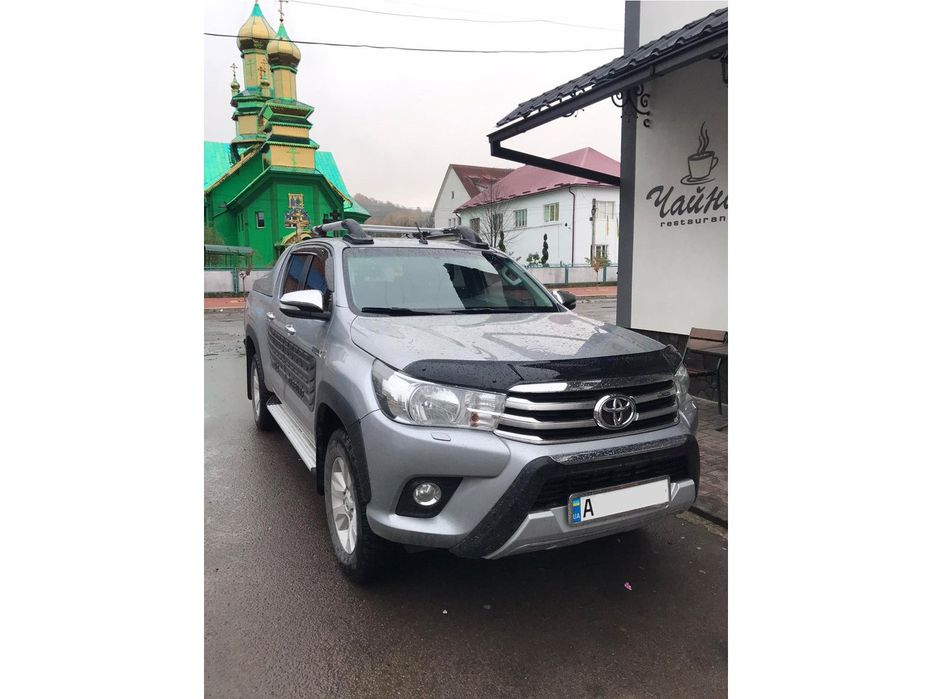 Рейлинги с перемычками для Toyota Hilux 2015- гг. Erkul Алюминий (2 шт)