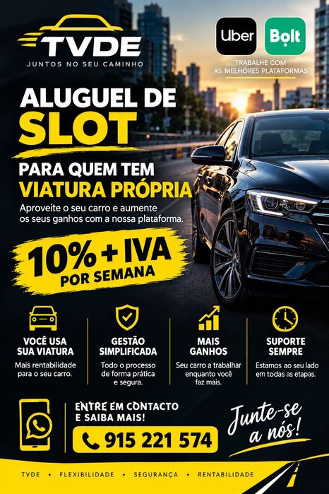 Aluguel de slot TVDE