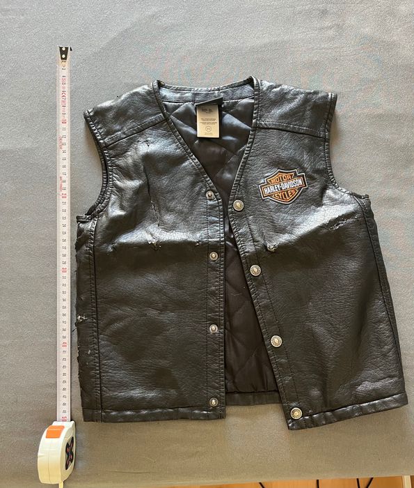 Colete Harley Davidson para criança (tamanho 8/10)