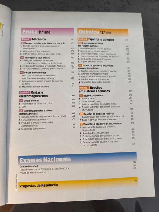 Livro Exame Físico-Química 10º e 11º ano