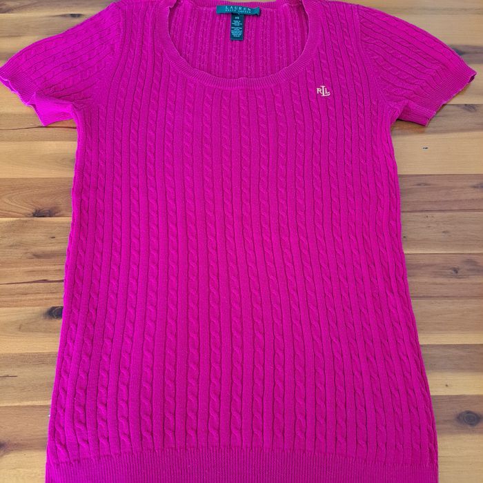 Różowa bluzka Ralph Lauren
