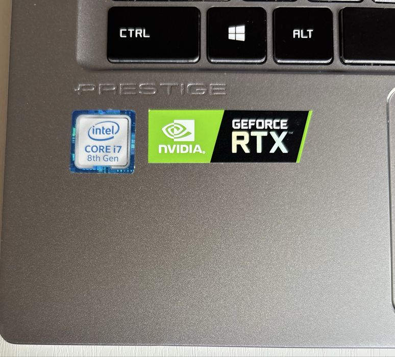 Потужний ігровий ноутбук MSI P65 Creator / Intel i7 / RTX 2070 / 32GB