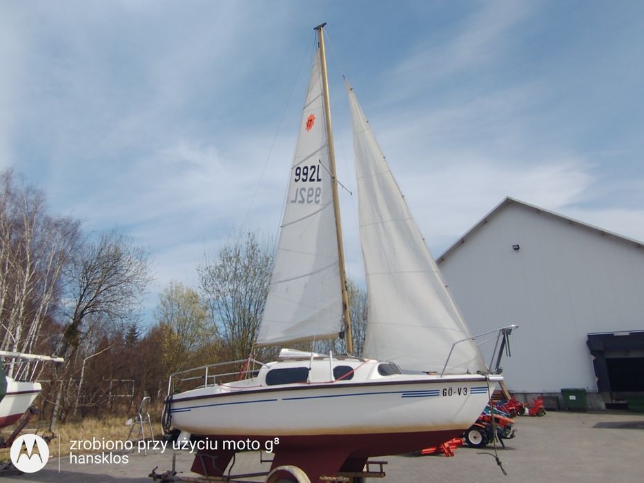 Leisure 17 Jacht żaglówka kabinowa + tania przyczepa portowa slipowa