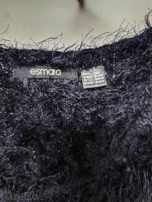 Camisola preta fofa e macia 11