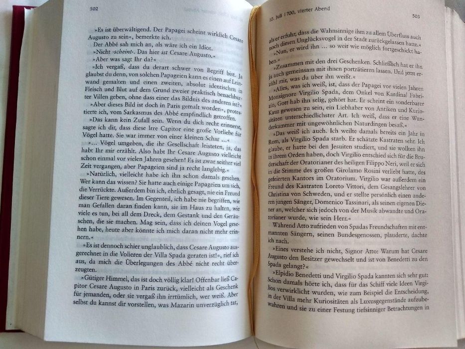 Книга на немецком: "Secretvm" Monaldi Sorti. Жанр: роман.