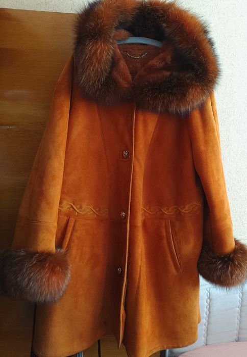 Пальто Roland's из натуральной овчины.Италия