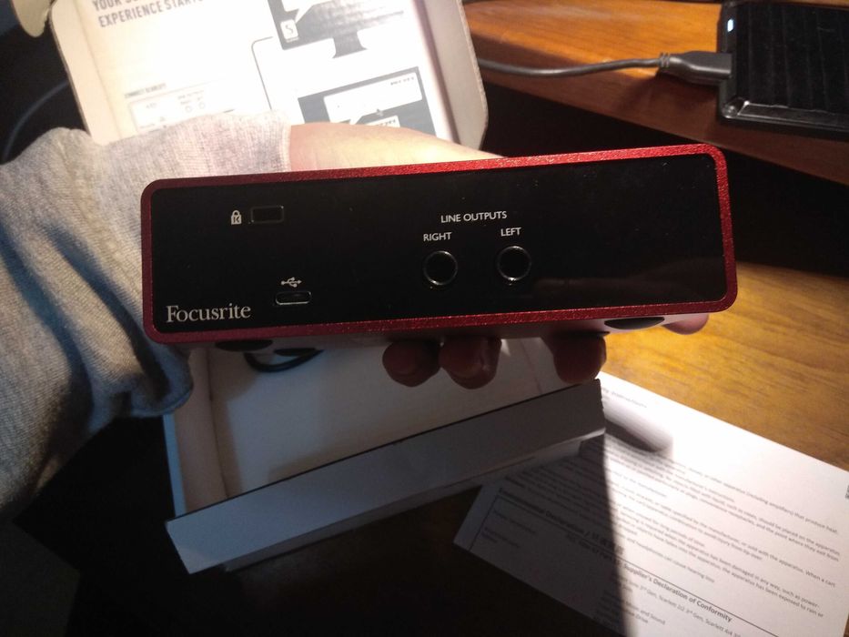 Interface de áudio Focusrite Scarlett Solo 3rd gen