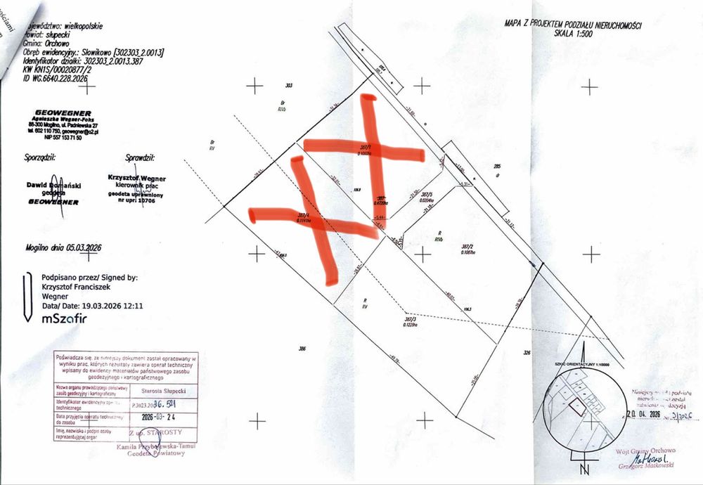 2 działki budowlane Słowikowo - Powidzki Park Krajobrazowy, Skorzęcin - Vista 3