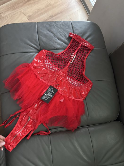 Bielizna lateksowa latex różne rozmiary zestaw walentynki s m l