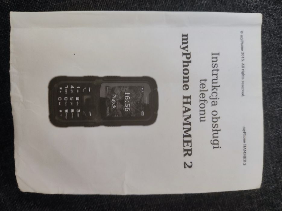 Instrukcja do telefonu  myphone