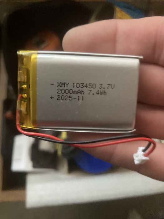 Полімерна літієва акумуляторна батарея 3,7 В 2000 мАг