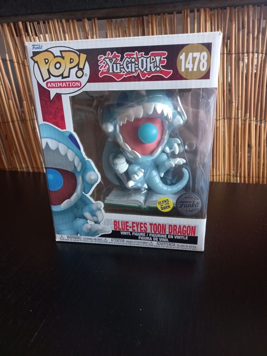 Funko Pop Yu-Gi-Oh Blue-Eyes Toon Dragon #1478 Glow in the Dark Special Edition