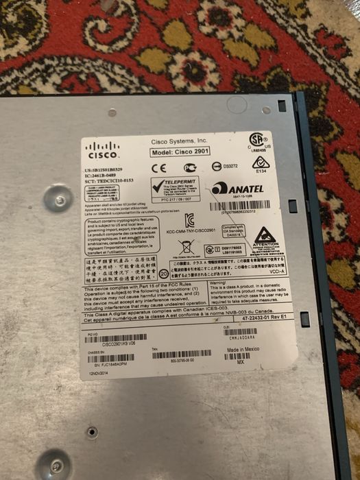 Маршрутизатор Cisco 2900 series