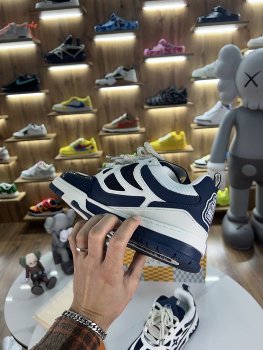 Кросівки Снікерси Louis Vuitton Skate Sbeakers White / Blue