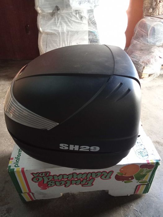 Topcase shad sh29  manetes espelhos cadeado, protetor de motor