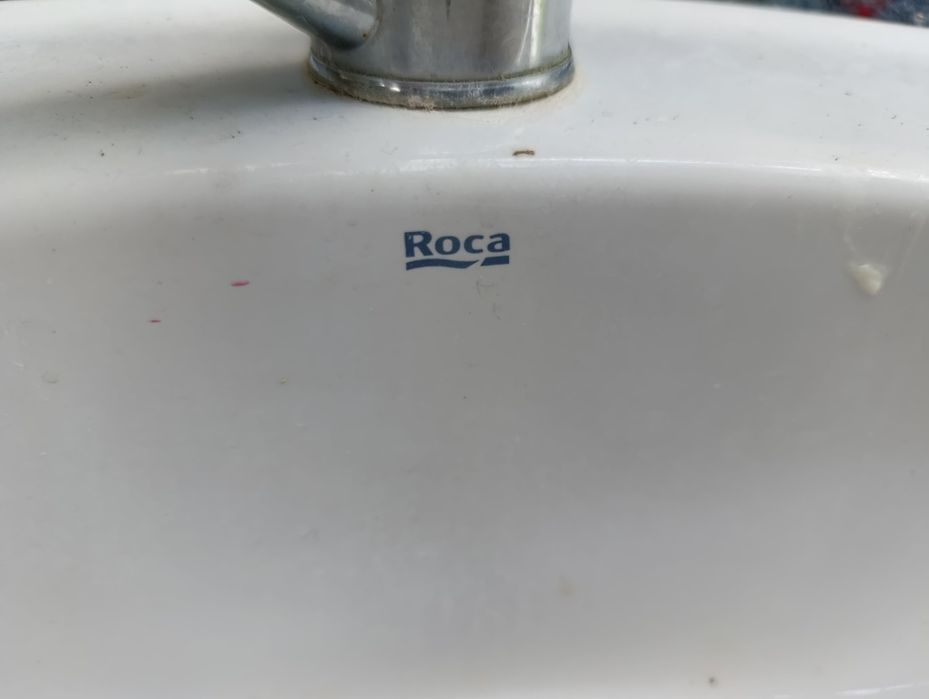 Umywalka z kranem z syfonem z demontażu