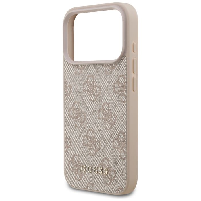 Etui do iPhone 17 Pro Guess 4G Classic różowy