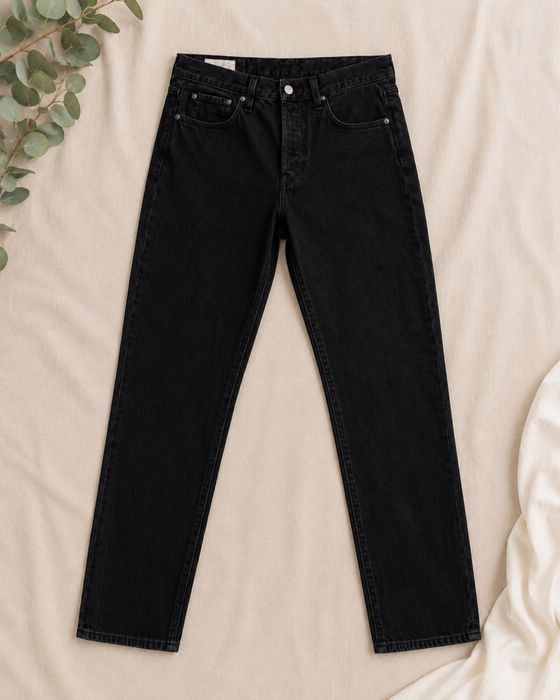 Levi’s 501 Premium czarne jeansy na guziki