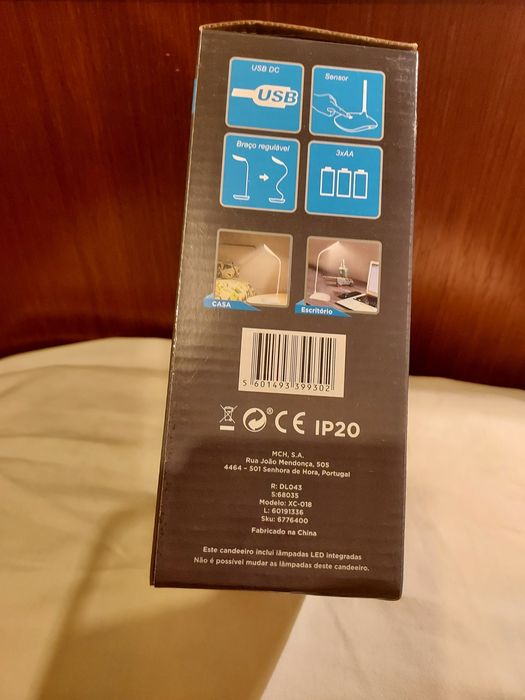 Candeeiro secretária Led