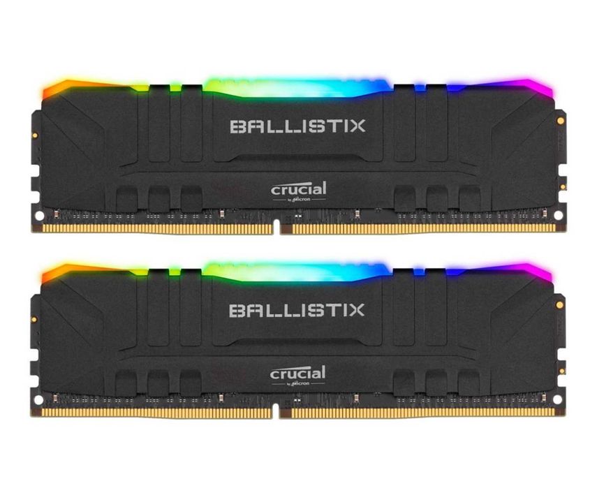 Crucial 16GB (2x8GB) 3600MHz CL16 Ballistix Black RGB - stan idealny ...
