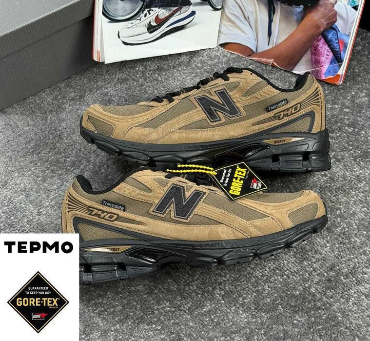!ТЕРМО! Кросівки New Balance 740 Gore-Tex Olive Black 41 42 43 44 45 46 47 48 49 50