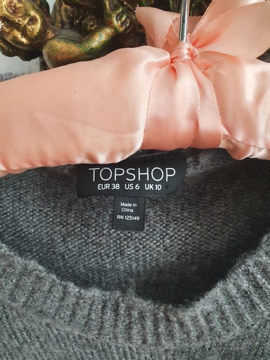 Sweter TOPSHOP szary