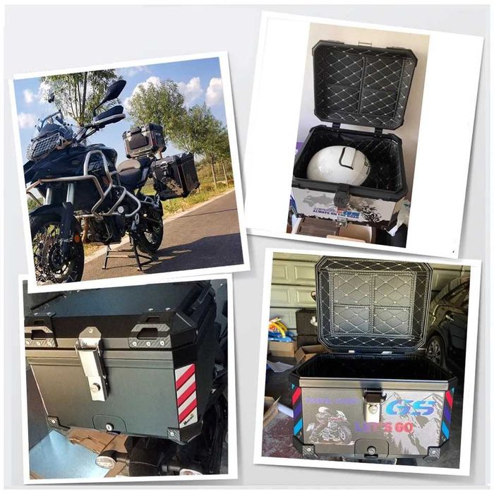 Top case ABS 45 L moto cafe racer