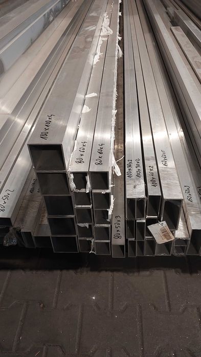 Profil aluminiowy, aluminium 80x60x4,0mm gat.6060/ PA38, Bytom