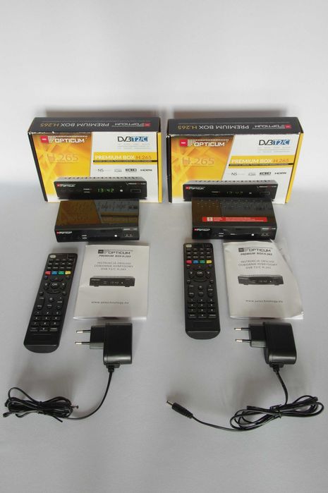 Dekoder OPTICUM Premium Box H.265 DVB-T2/C/H.265/MPEG 1/2/4
