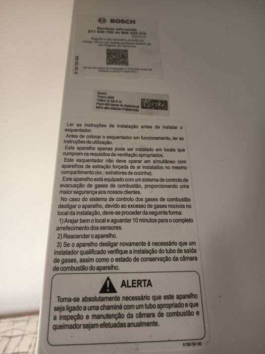 Esquentador Bosch semi novo