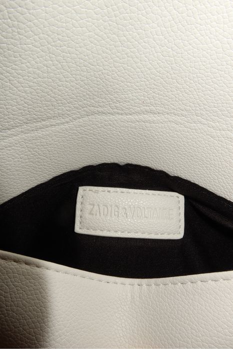 ЧИТАЙТЕ ОПИС!!Сумка клатч zadig&voltaire rock біла 27х15 см