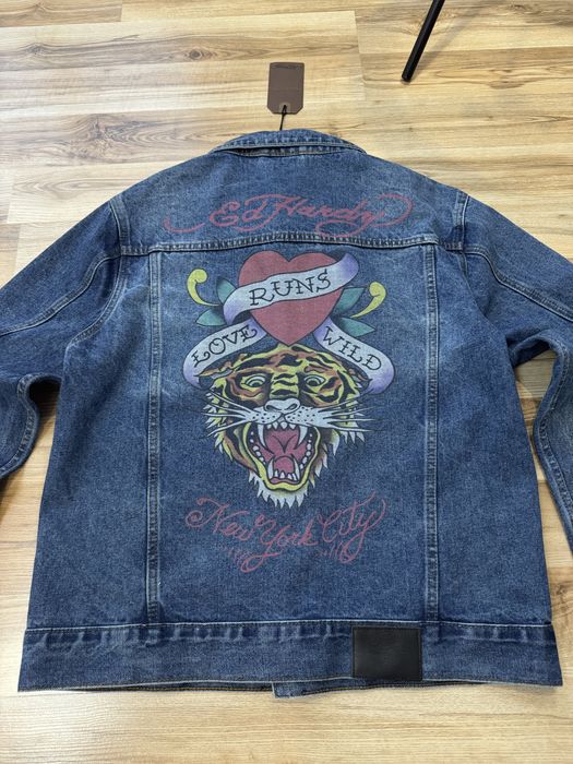 Джинсова куртка Ed Hardy