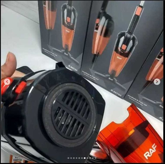 Ручной вертикальный пылесос RAF 600W для сухой уборки