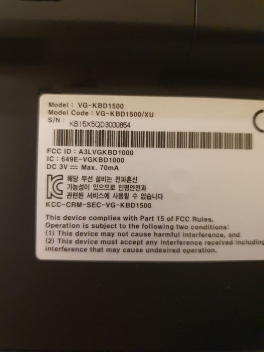 Klawiatura Samsung VG-KBD1500