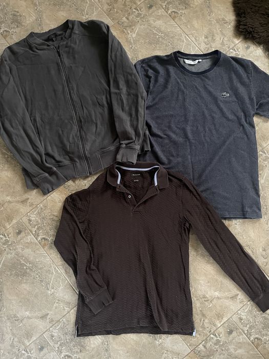 Реглан кофта футболка Лакоста , cos, CK,Massimo,HB